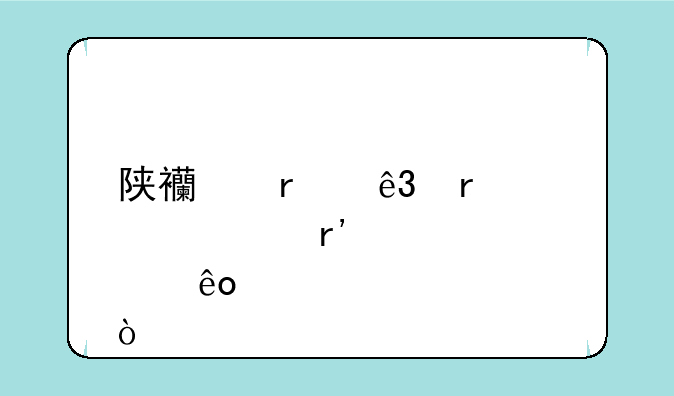 陕西省二本大学有那些？